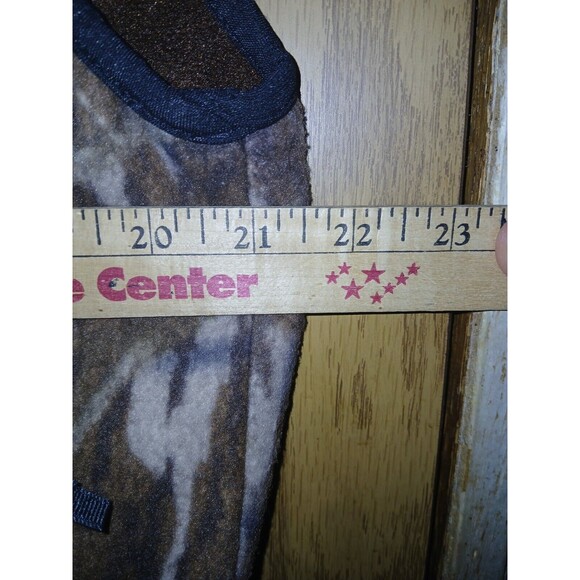 Cabelas Fleece Camouflage Vest Mens Large 42×24 Lined Sleeveless Outdoor Hunting - Picture 6 of 16